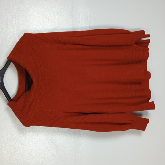 Anthopologie Poet Sleeve Cowl Neck Off Shoulder Sweater - Picture 1 of 11